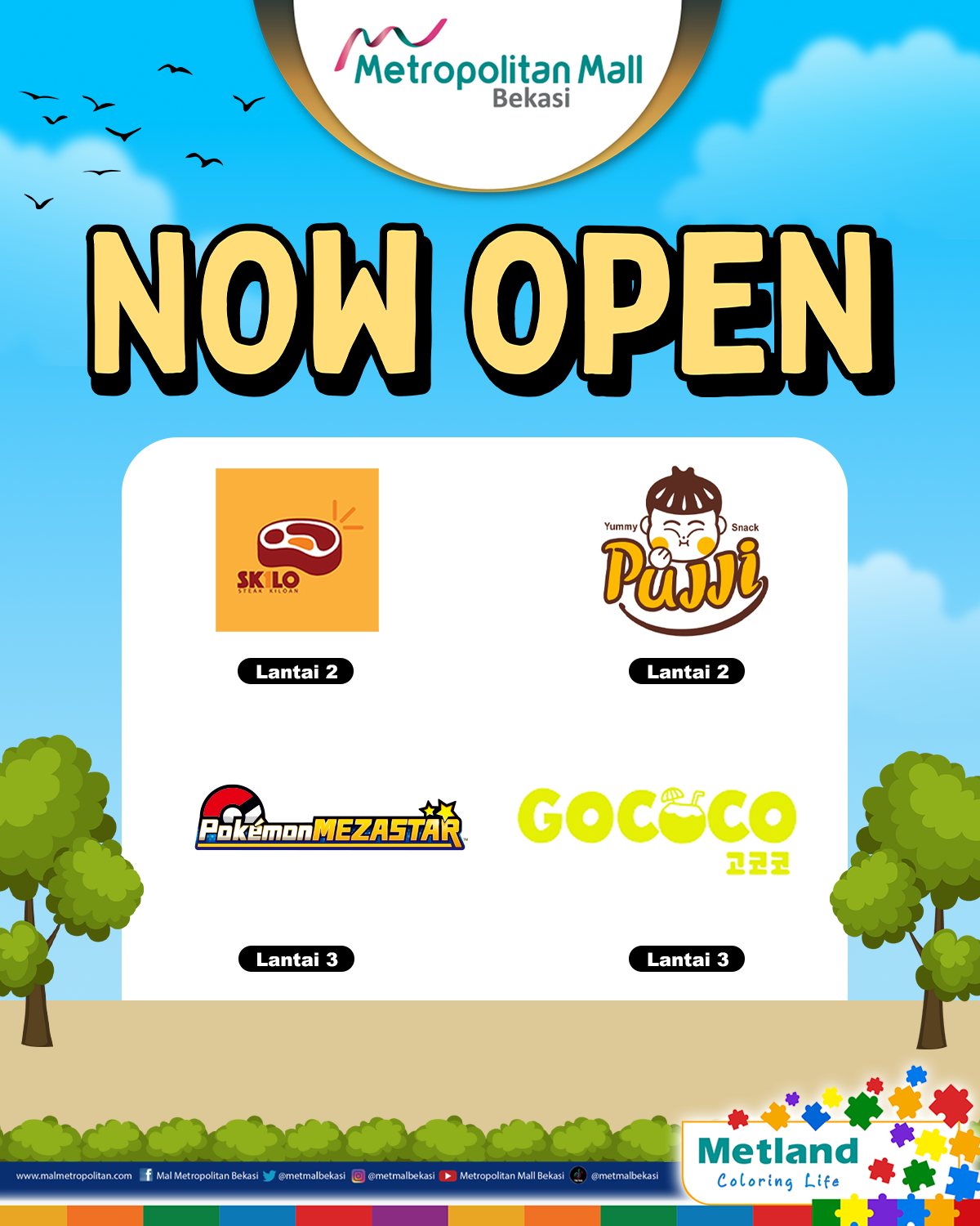NOW OPEN 3